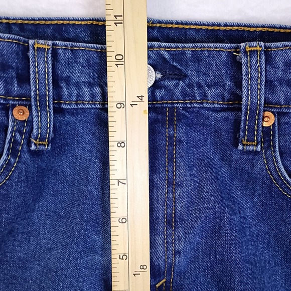 Levis 559 Relaxed Straight Jeans Mens W33 L30 Blue Denim Medium Wash Rare Tag - Picture 8 of 16